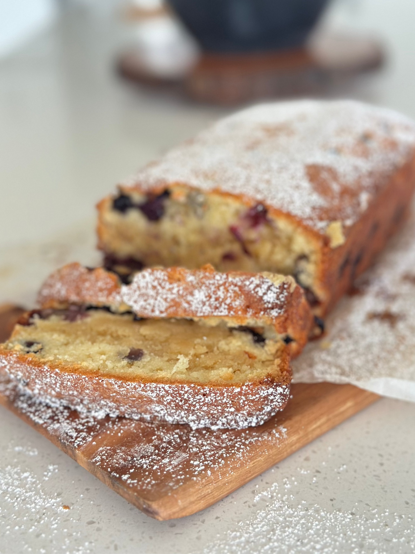 Blueberry Almond Cream Loaf