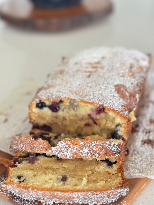Blueberry Almond Cream Loaf