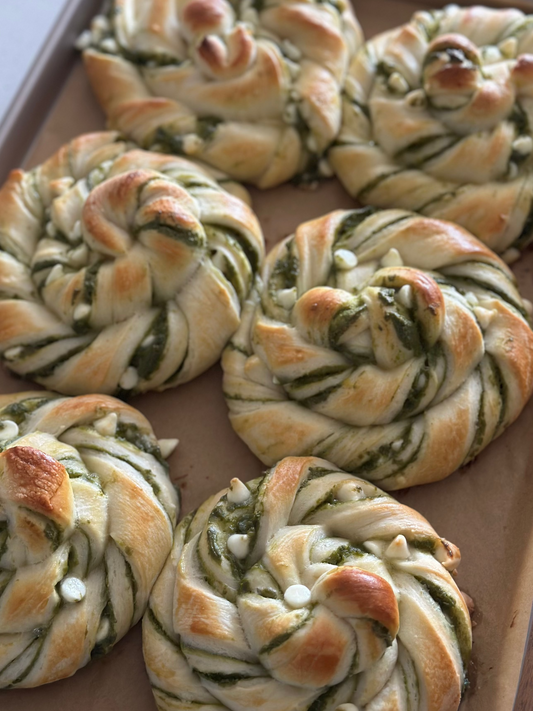 Matcha White Chocolate Custard Milk Bun